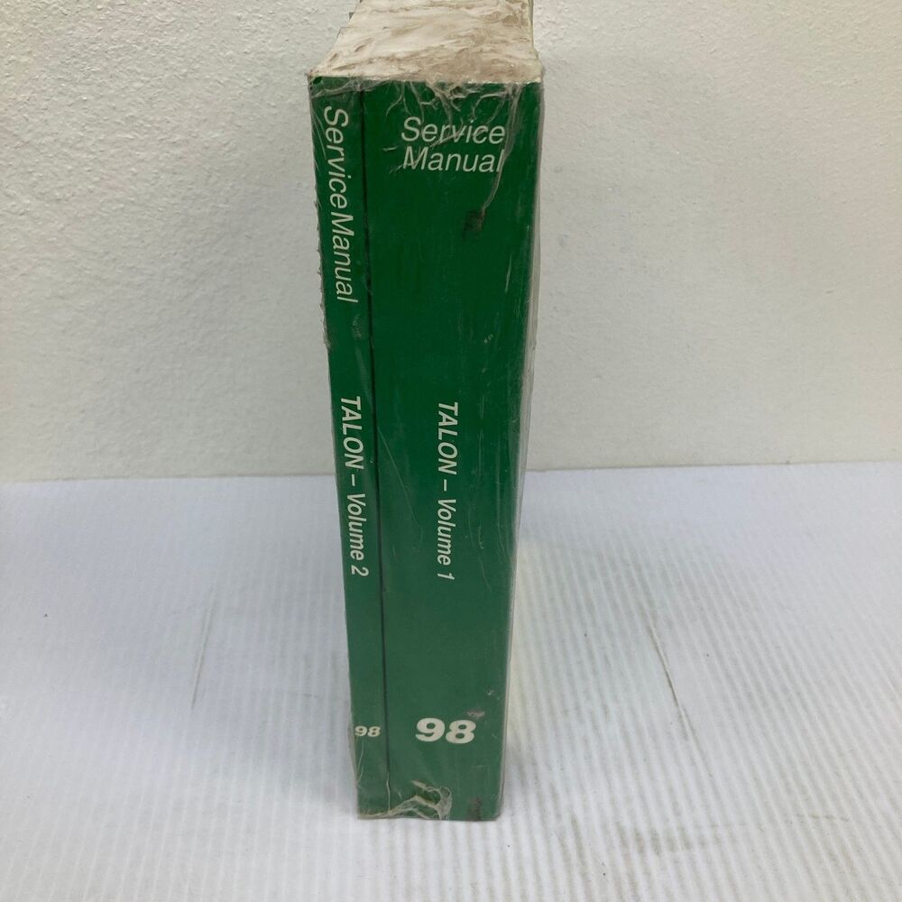 Talon Service Manual Chrysler Corporation 1998 VOLUME 1 & 2 SET NEW SEALED
